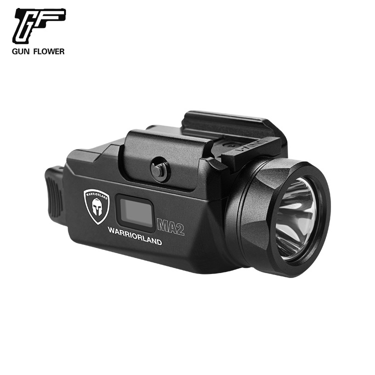 WARRIORLAND Mini Style Combat Flashlight with Rechargeable Battery CROSSBOW MA2 800 Lumen