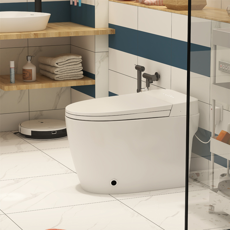 Powerful WiFi control automatic flush toilet