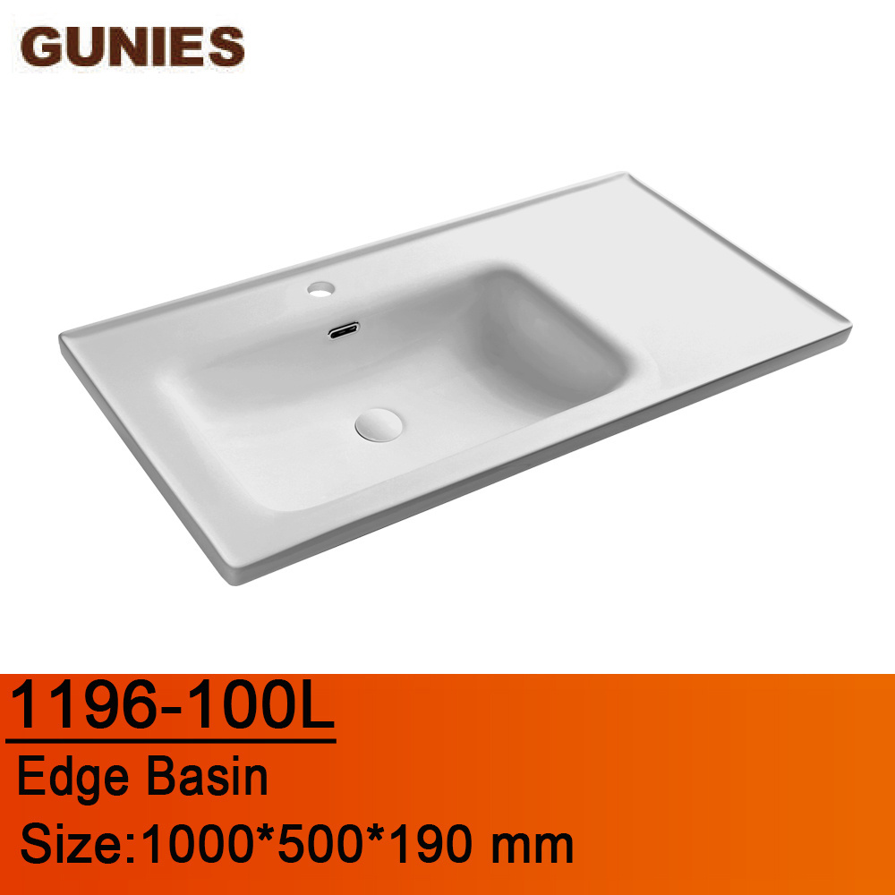 Cabinet washing toilet sink bathroom sanitary white wall hung wash basin polishing ceramic wash sink