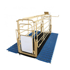 Sow equipment production durable hot dip galvanized stainless steel farrowing crate sow cage