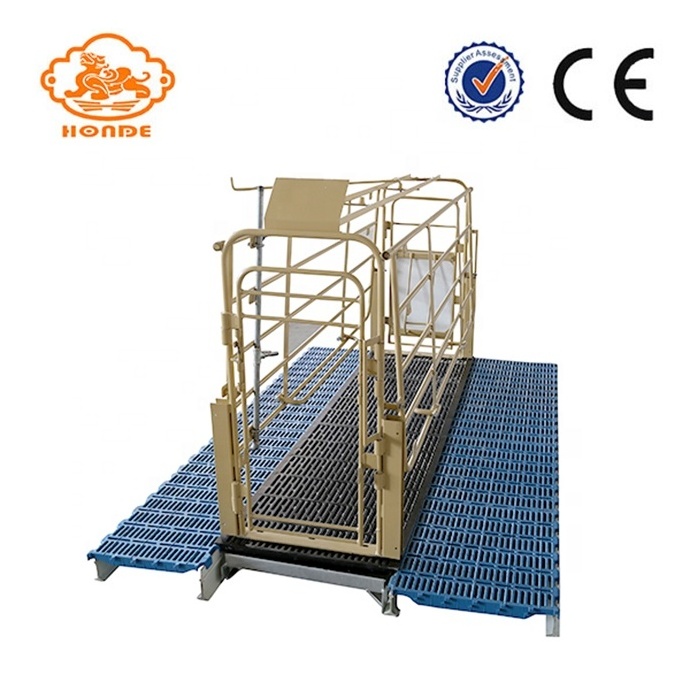 Sow equipment production durable hot dip galvanized stainless steel farrowing crate sow cage