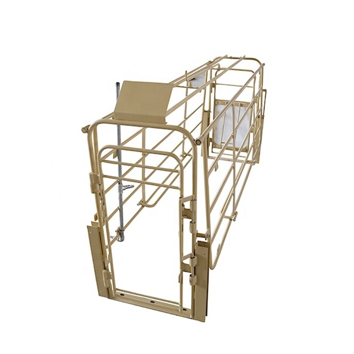 Sow equipment production durable hot dip galvanized stainless steel farrowing crate sow cage