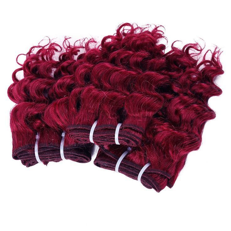 Red Blonde Curly Deep Wave Hair Bundle Deal 100% Vietnam Human Virgin Hair wholesale Raw Hair