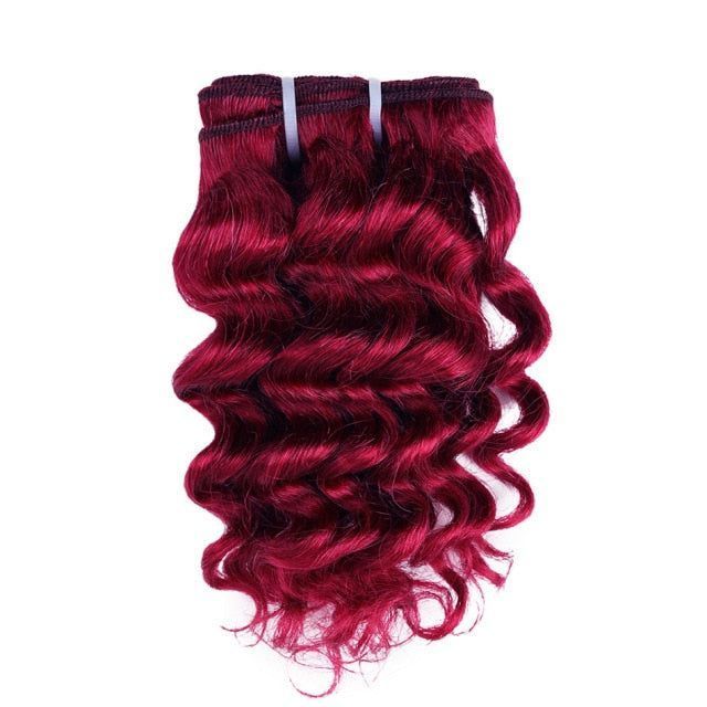 Red Blonde Curly Deep Wave Hair Bundle Deal 100% Vietnam Human Virgin Hair wholesale Raw Hair