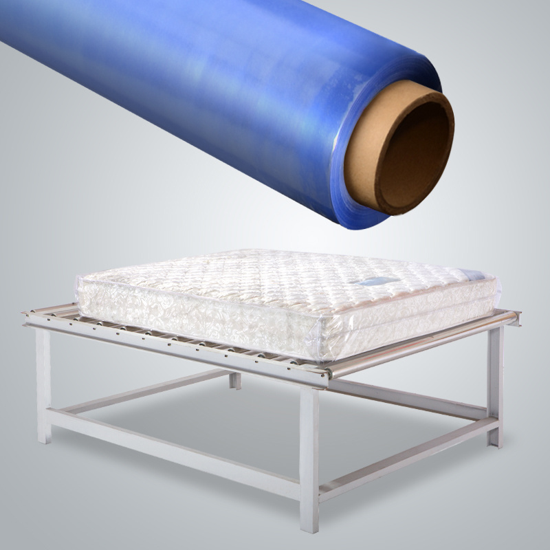 China supplier customization logo mattress pvc packaging film transparent pvc film