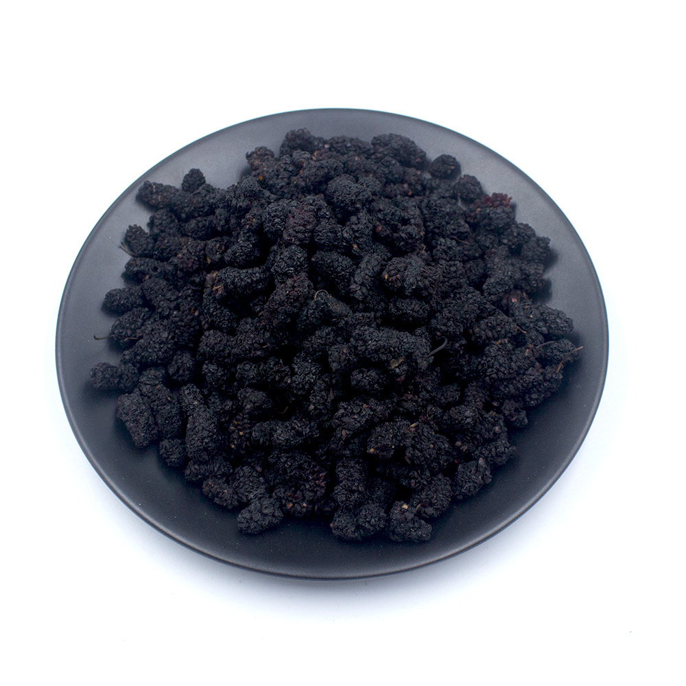 GanSu GuoCao High Quality Natural Dried Mulberry Bulk Dried Black Mulberry Fruit