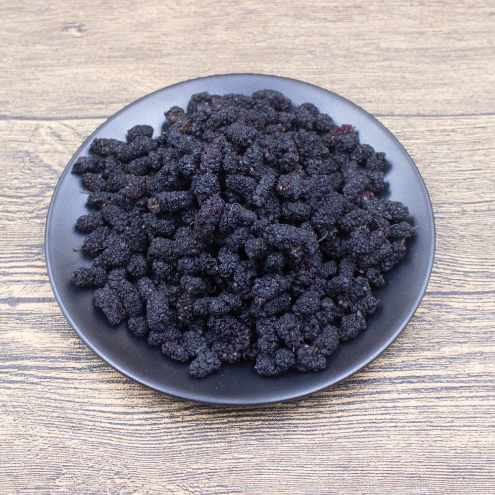 GanSu GuoCao High Quality Natural Dried Mulberry Bulk Dried Black Mulberry Fruit