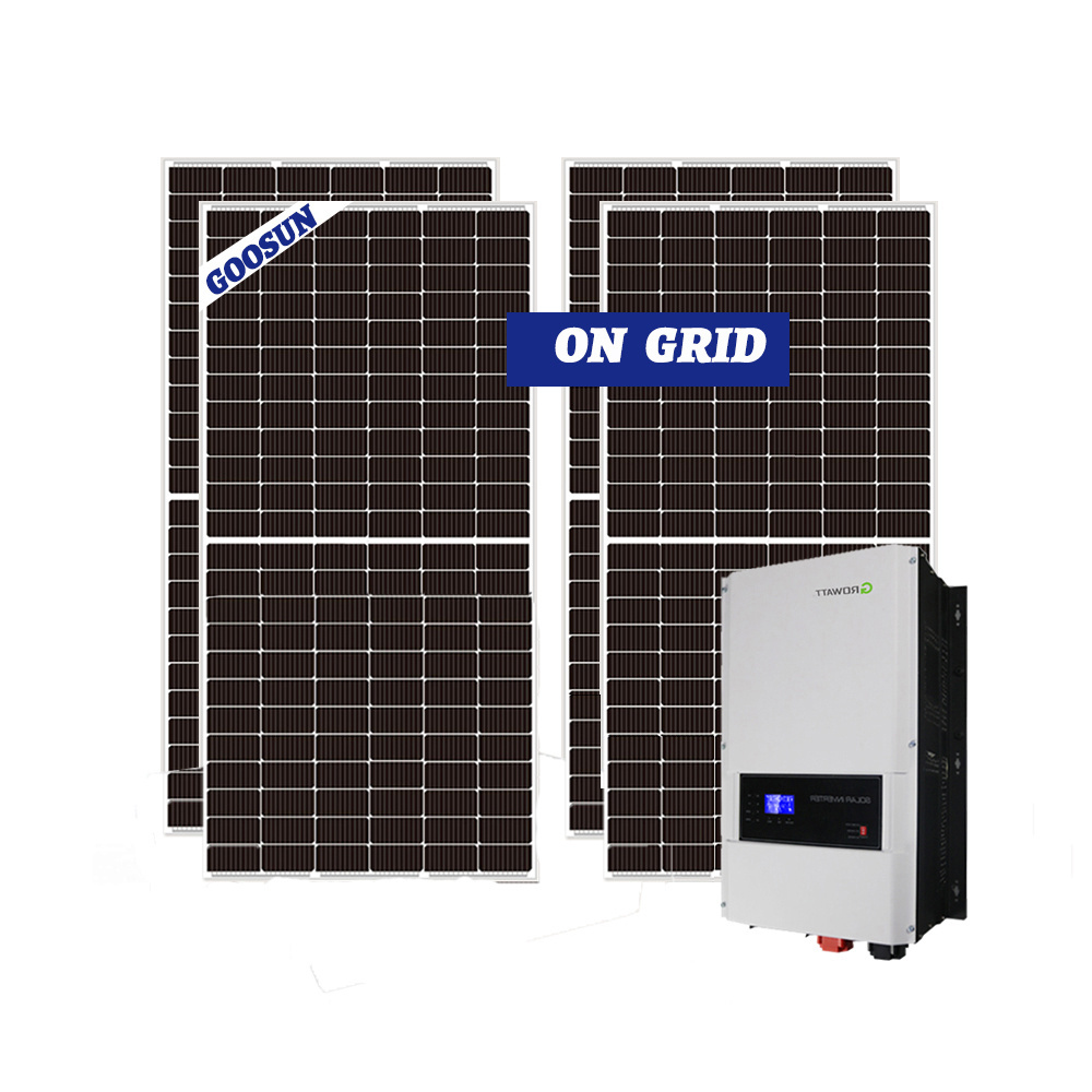 GOOSUN Monocrystalline silicon 535w 540w 545w 550w solar panel 144 cells solar pv panel 550w module