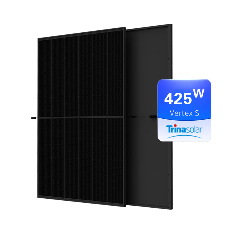 TOP brand Trina SOLAR  all full black solar panels Big price cut prices sharply 425w  DDP TO Europe