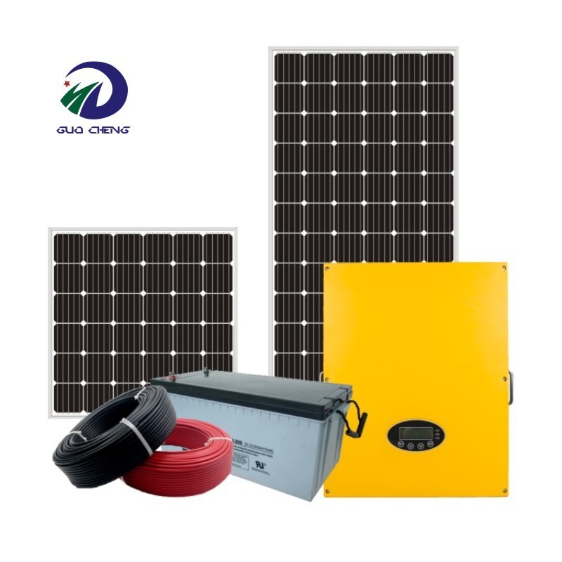 ECO 3000W Off Grid Solar Panel Kit 48V Complete Solar System Include 10pcs 300W Solar Panel and 3000W Inverter and 4 String