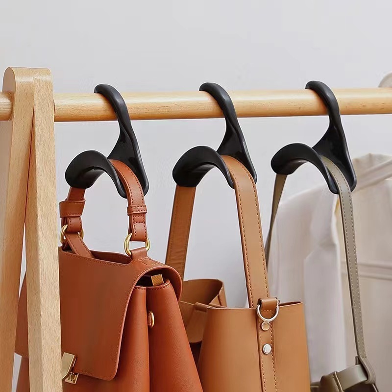 Multifunction Creative Adhesive Wall Hanging Door Hook For Closet Purse And Handbag Organizers Kitchen And Garage Storage