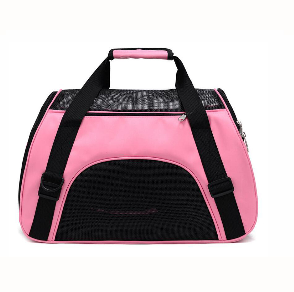 Soft-sided Carriers Portable Pet Bag Pink Dog Carrier Bags Blue Cat Carrier Outgoing Travel Breathable Pets Handbag