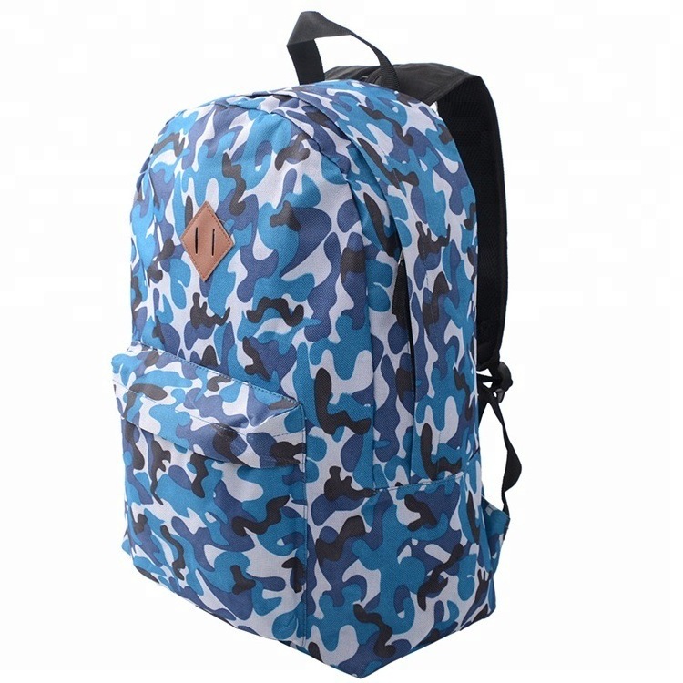 2022 Camo Polyester Backpack Travel Laptop Bags Men's Computer Casual Backpack Bag