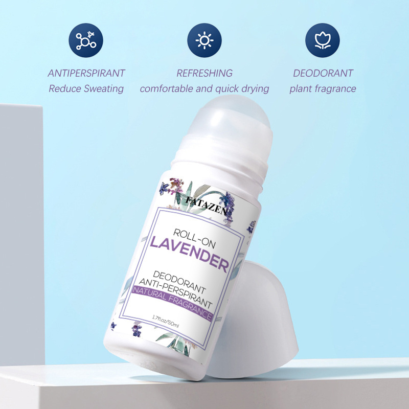 OEM Skin Care Aluminum Free Natural Deodorant Lavender Antiperspirant Organic Sure Roll-On Deodorant