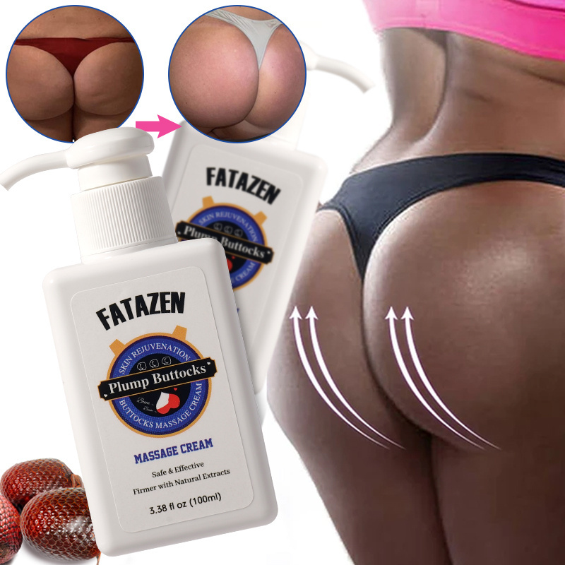 FATAZEN Body Care Organic Bigger Buttock Enlargement Cream OEM ODM Lift Firming Plumping Hip Up Massage Butt Enhancement Cream