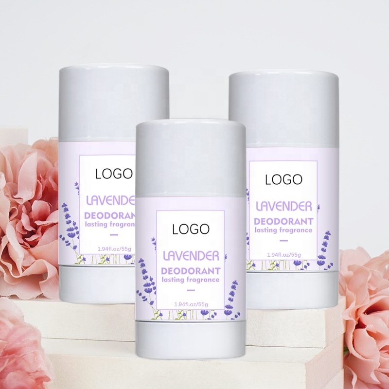 Private Label OEM Korean Skin Care Natural Cruelty Free 100 Natural Lavender Deodorant Aluminum-Free Deodorant Stick