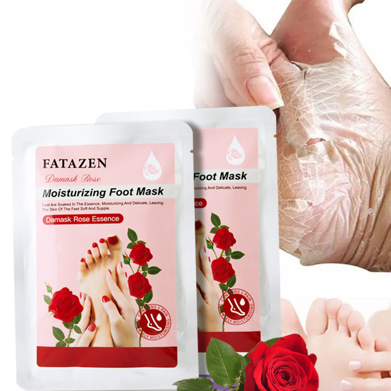 FATAZEN OEM Skin Care Moisturizing Foot Masking Gloves Whitening Collagen Repairing Spa Peeling Gloves Sheet Feet Manicure Mask