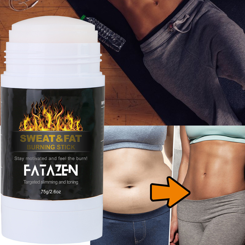 FATAZEN Private Label Slimming Cream Sweat Stick Anti Cellulite Hot Massage Cream Belly Warp Fat Burning Cream For Women