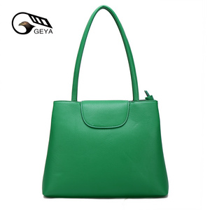 Guangzhou new fashion fancy women bag lady wholesale cheap leather lady hand bag