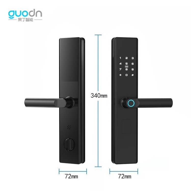 Smart Digital Fingerprint Wireless Access Automatic Combination Door Lock With Master Key Smart Door Lock