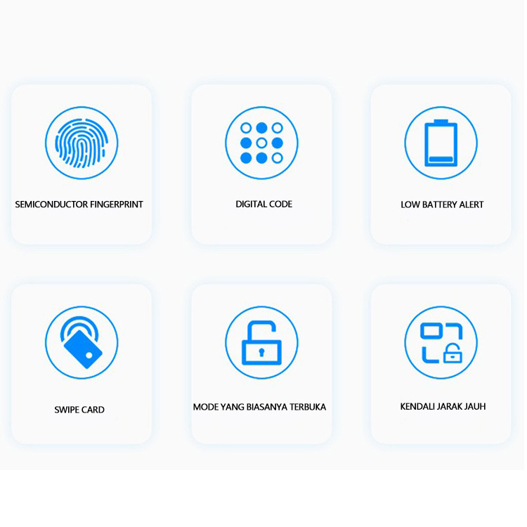 Smart Digital Electronic Security Door LORA Lock With Biometric Smart Fingerprint NB-IOT Locks Handles Key Card Smart Door Locks