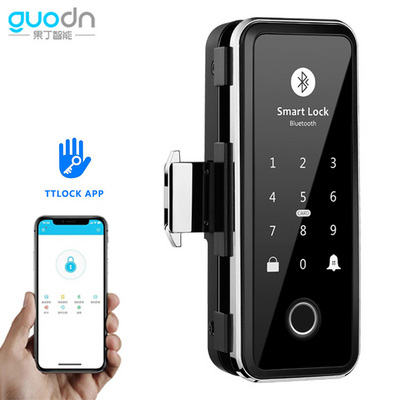 Waterproof design smart door lock 2022 Glass door smart code door lock APP fingerprint digital smart lock