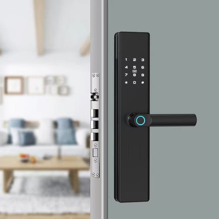 Smart Digital Fingerprint Wireless Access Automatic Combination Door Lock With Master Key Smart Door Lock