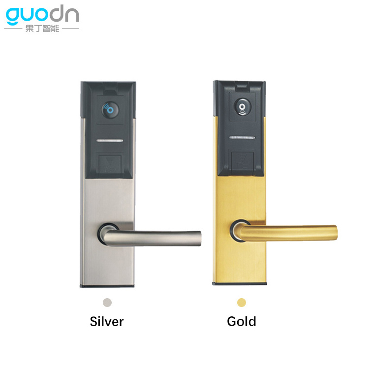 Broken Bridge Aluminum Door european Hotel Lock Rental Room Smart IC Card unlocking lock Hotel smart lock