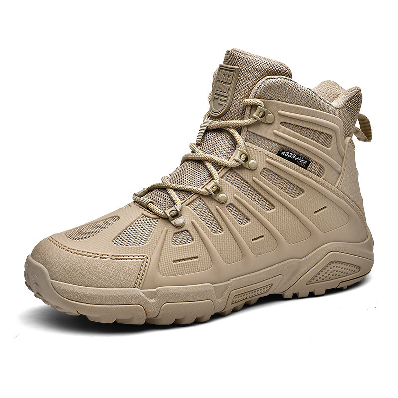 Men Tactical Shoes Lightweight Combat Boots Durable Outdoor Work Boots for Men