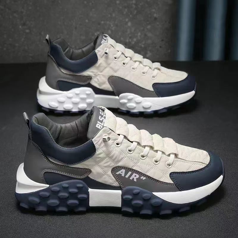 Custom Fabric Air Cushion Men's Sports Running Trainers Casual Shoes Wholesale Stock Fashion Breathable Sport Shoes