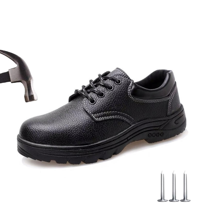 Lightweight Breathable Anti Smashing Work Shoes Summer Working Shoes Men Safety Shoes With Rubber Bottom