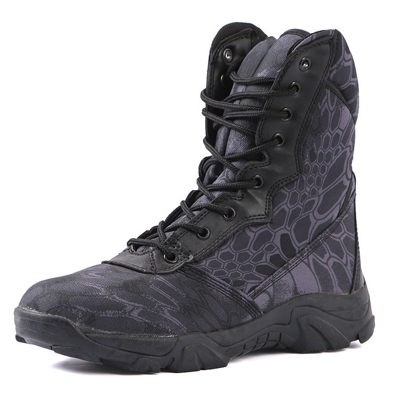 Camouflage Tactical Boot Desert Jungle Combat Men Boots Safety Shoes High Boot