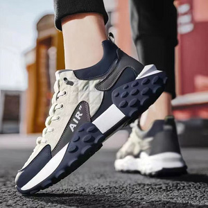 Custom Fabric Air Cushion Men's Sports Running Trainers Casual Shoes Wholesale Stock Fashion Breathable Sport Shoes