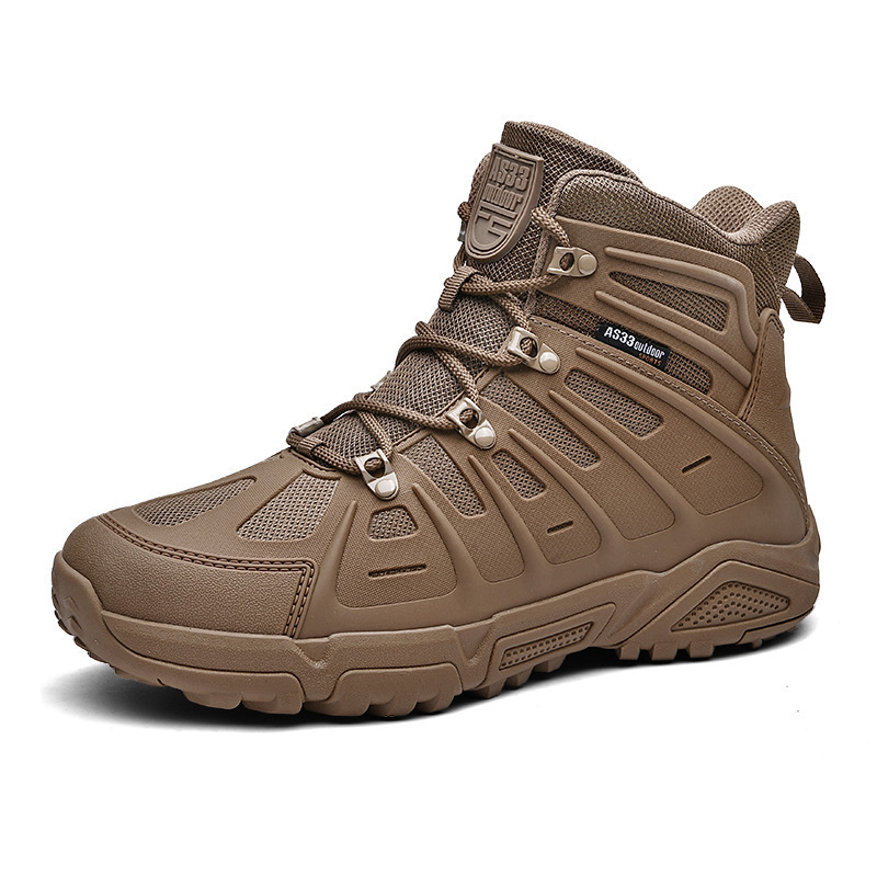 Men Tactical Shoes Lightweight Combat Boots Durable Outdoor Work Boots for Men