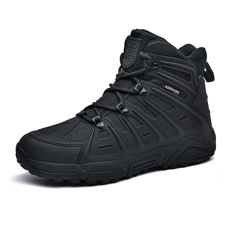 Men Tactical Shoes Lightweight Combat Boots Durable Outdoor Work Boots for Men