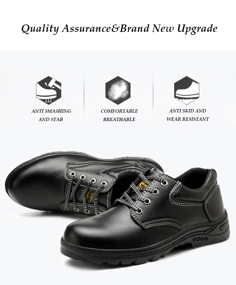 Lightweight Breathable Anti Smashing Work Shoes Summer Working Shoes Men Safety Shoes With Rubber Bottom