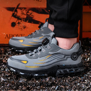 New Safety Shoes Men Anti-smash Anti-puncture Work Shoes Fashion Men Sport Shoes Security Protective for Men