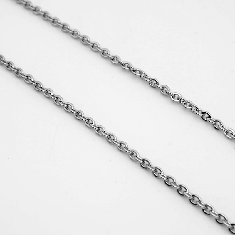 Wholesale Plated Stainless Steel Chains Jewelry Snake Rope Curb Link Chain Women Necklace Chain For Jewelry Making