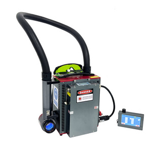 Portable laser rust removal machine oil dust paint laser wood paint remover 100W backpack pulse laser cleaning machine