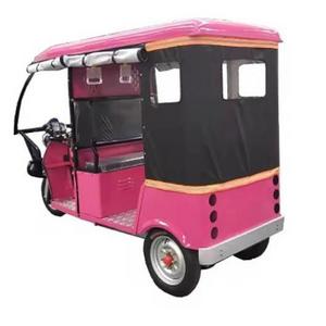 Wheel Trike Big Motorcycle Rickshaw Tuk Tuk Green Energy Vehicle 800W 1000W Motor Passenger Electric Cargo Tricycle