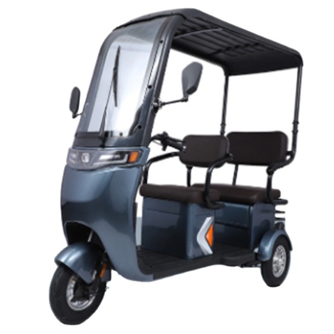 Powerful 1000W Cabin Electric Pedicab Tricycle for Scenic Area Rental business