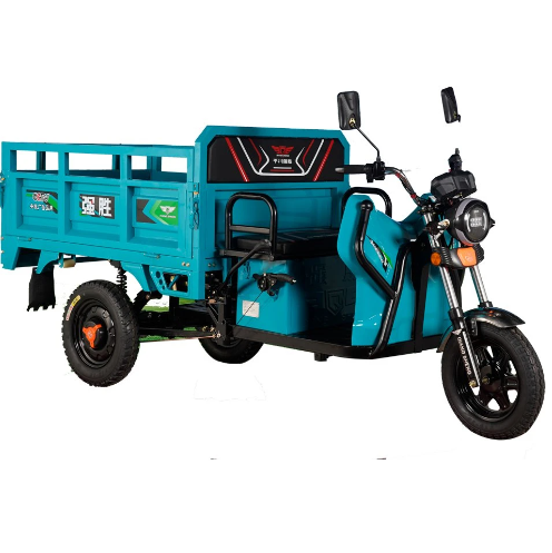 Electric Cargo Tricycle Automatic Dumping Cargo Loader Heavy Loading Electric 3 Wheeler for Sale