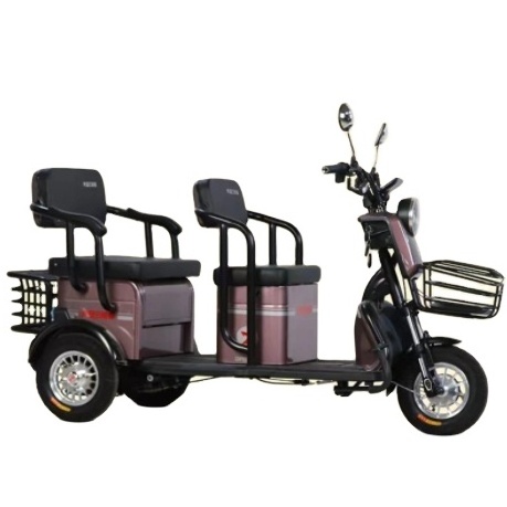 2023 Best 3 Wheel Passenger Tricycle Two Seat 48v Electric Tricycle Bike For Adults And Old People