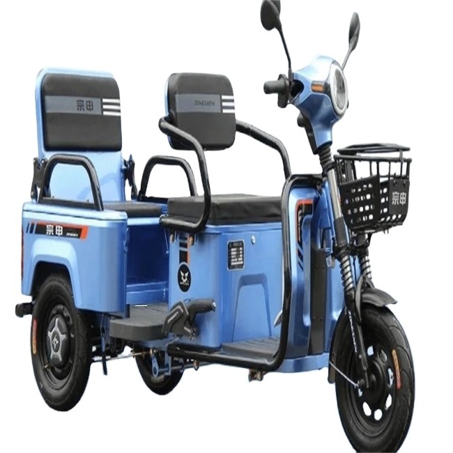 Wholesale High Quality 3 Wheel Adults Battery Powered Electric Tricycles Adultos Three Wheel Triciclo Electrico Trike for Sale