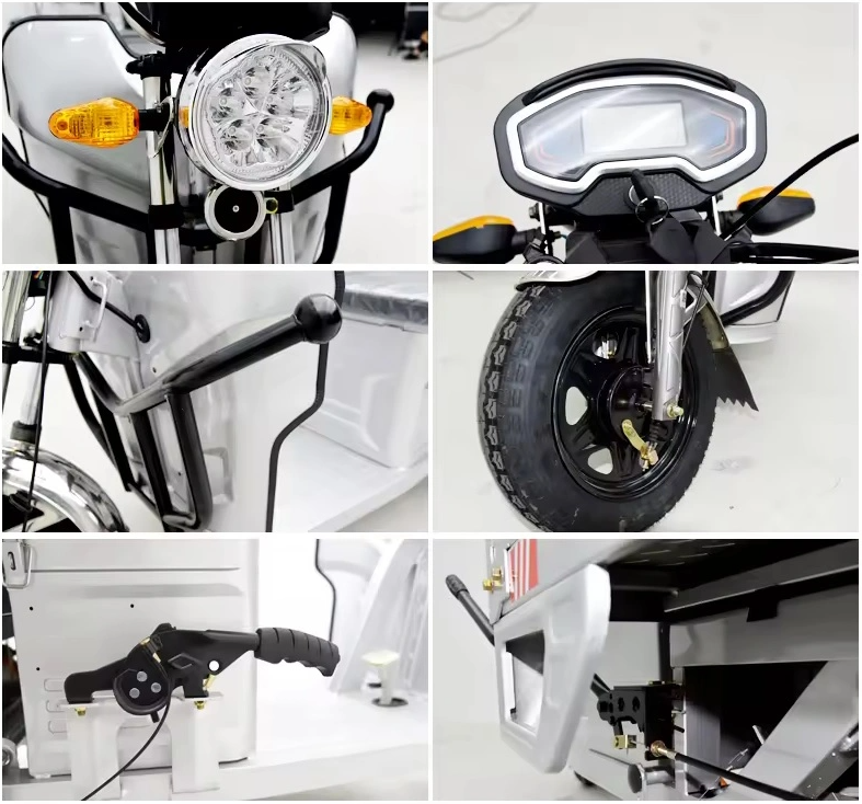 Electric Tricycle for Cargo Electric Cargo Tricycle Good Quality Three Wheel 4 Wheel Electric Scooter Motorcycles for 7 and 4