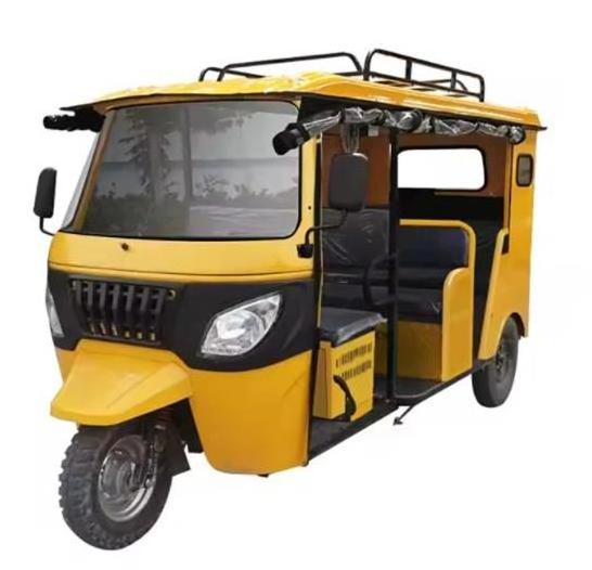 Wheel Trike Big Motorcycle Rickshaw Tuk Tuk Green Energy Vehicle 800W 1000W Motor Passenger Electric Cargo Tricycle