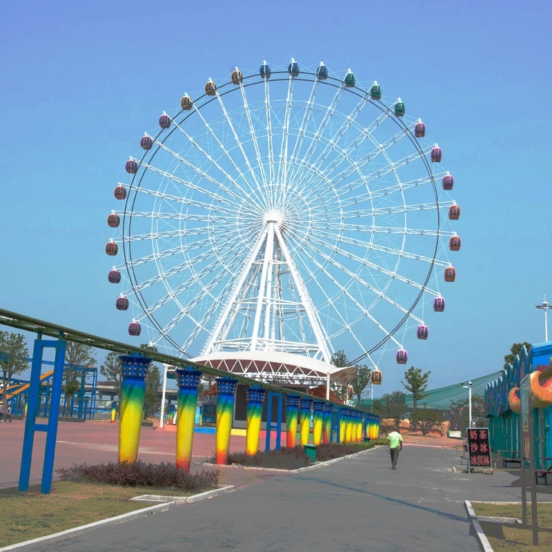 Outdoor amusement park ride hot sale large 65m ferris wheel for adult and kids  for sale