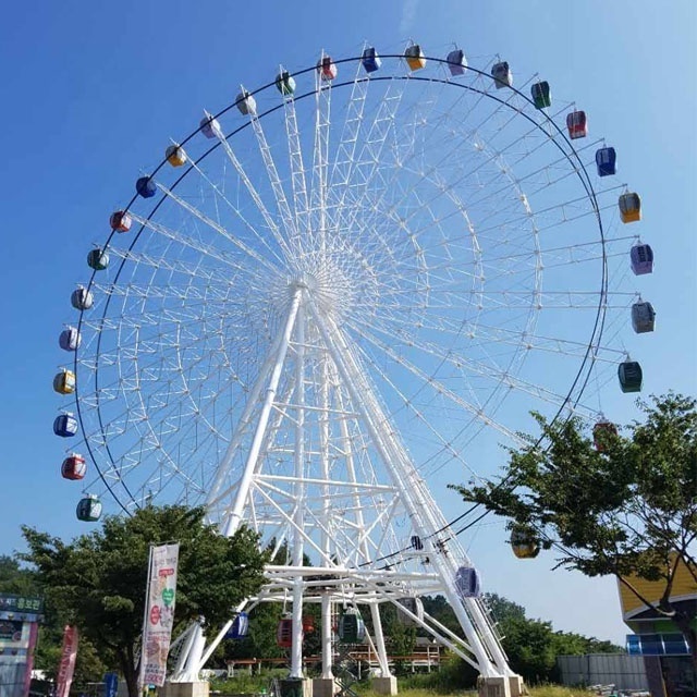 Outdoor amusement park ride hot sale large 65m ferris wheel for adult and kids  for sale