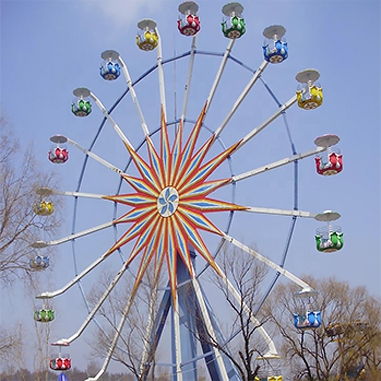 High Quality Amusement Park Rides Funfair Ferris Wheel Playground Indoor Kiddie 30m Ferris Wheel For Sale