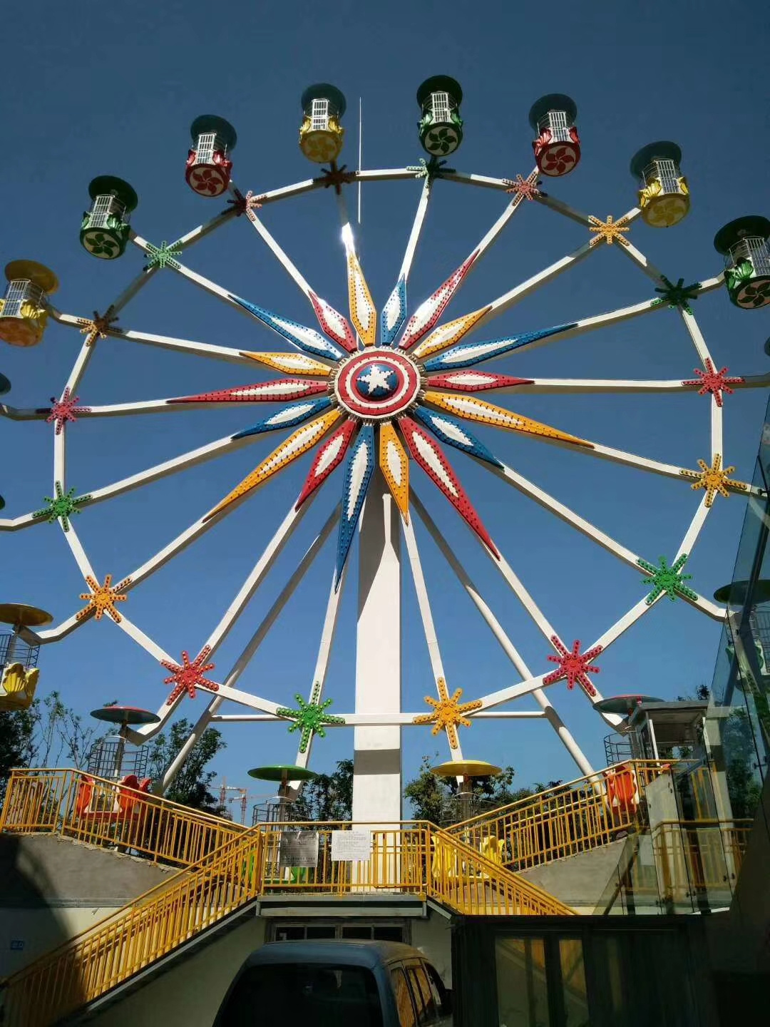 High Quality Amusement Park Rides Funfair Ferris Wheel Playground Indoor Kiddie 30m Ferris Wheel For Sale